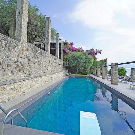 Villa Rachele: Stunning Luxury Villa In Centre Gargnano With Private Pool And Breathtaking Views Bagian luar foto