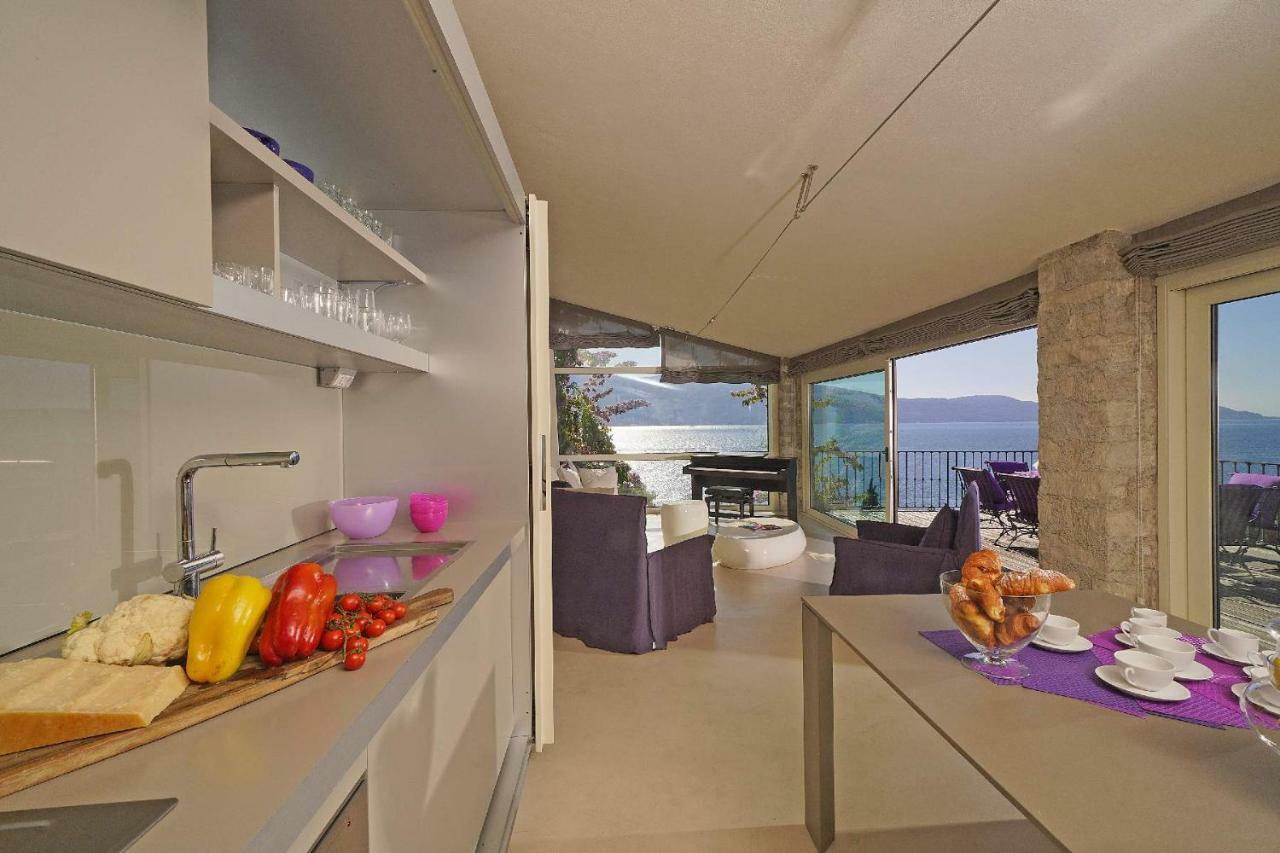 Villa Rachele: Stunning Luxury Villa In Centre Gargnano With Private Pool And Breathtaking Views Bagian luar foto