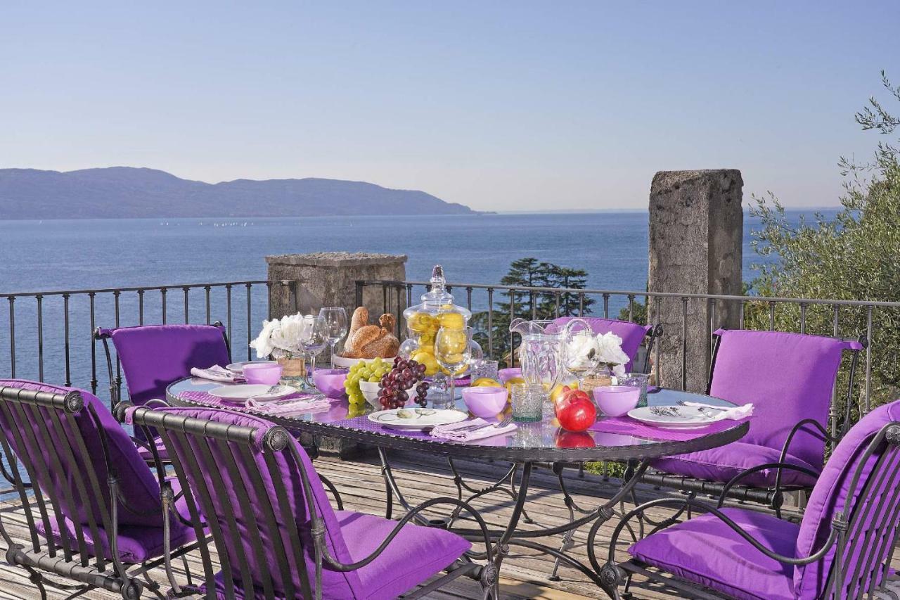 Villa Rachele: Stunning Luxury Villa In Centre Gargnano With Private Pool And Breathtaking Views Bagian luar foto