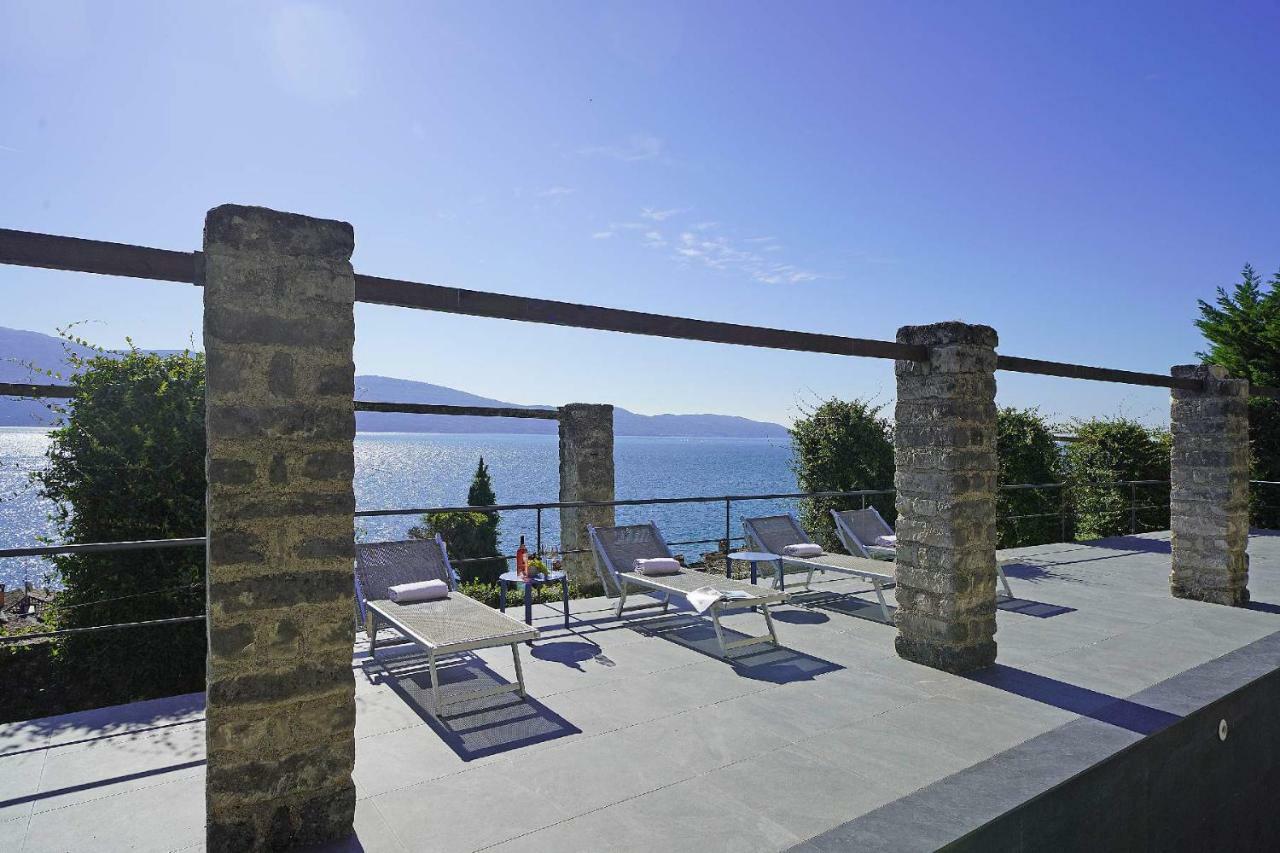 Villa Rachele: Stunning Luxury Villa In Centre Gargnano With Private Pool And Breathtaking Views Bagian luar foto