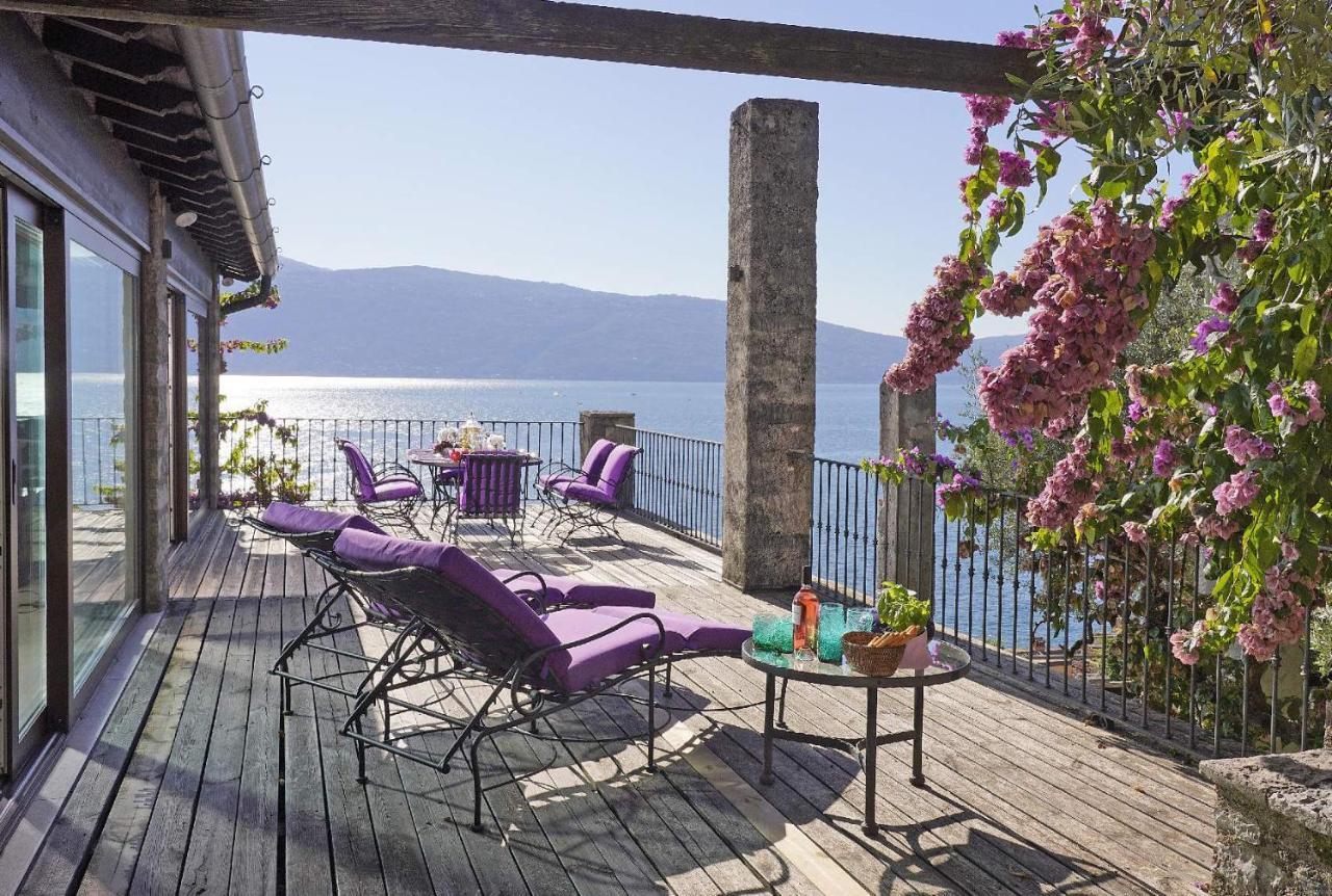 Villa Rachele: Stunning Luxury Villa In Centre Gargnano With Private Pool And Breathtaking Views Bagian luar foto
